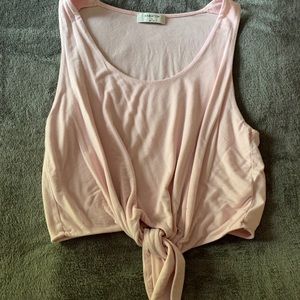 Baby pink babaton tank top